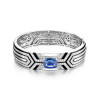 RichandRare-RARE-SAPPHIRE, ONYX, ENAMEL AND DIAMOND BANGLE